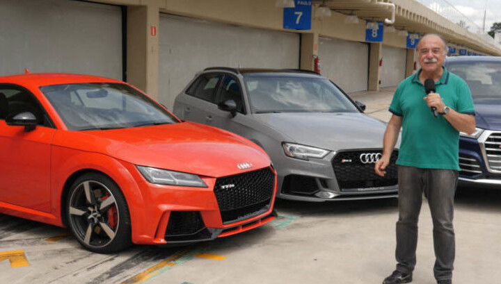 Audi TT RS, RS3 e SQ5 – Emilio curte em Interlagos