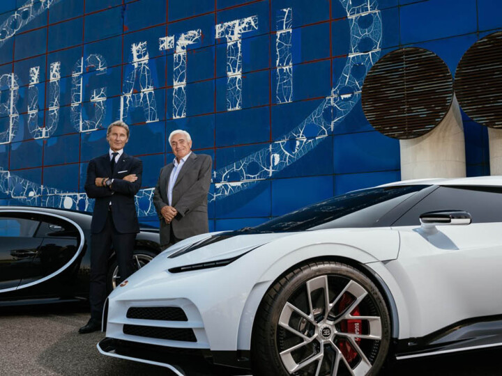 Bugatti celebra 30 anos da reabertura da Fabbrica Blu