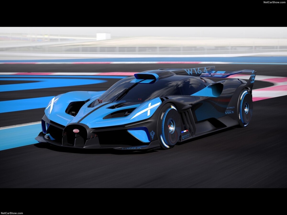 Bolide: o supercarro de pista feito para o W16 da Bugatti