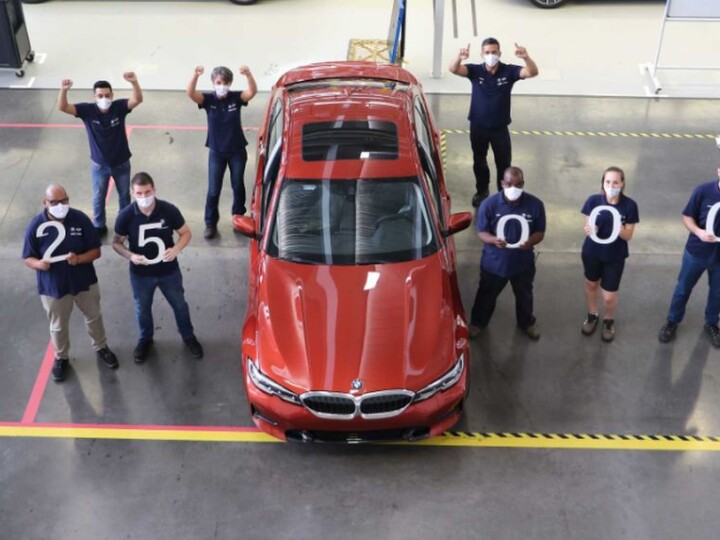 BMW chega a 25 mil Série 3 feitos no Brasil