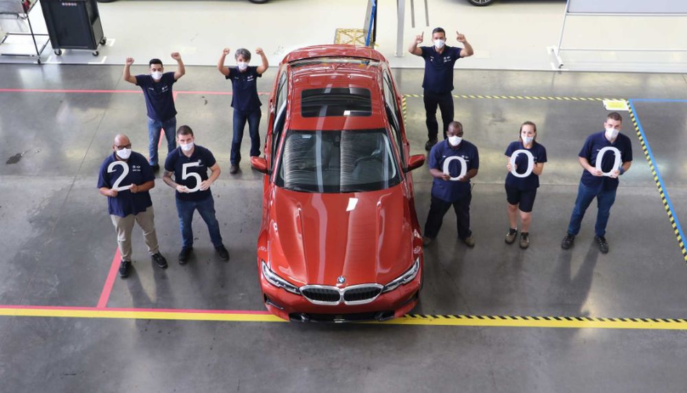 BMW chega a 25 mil Série 3 feitos no Brasil