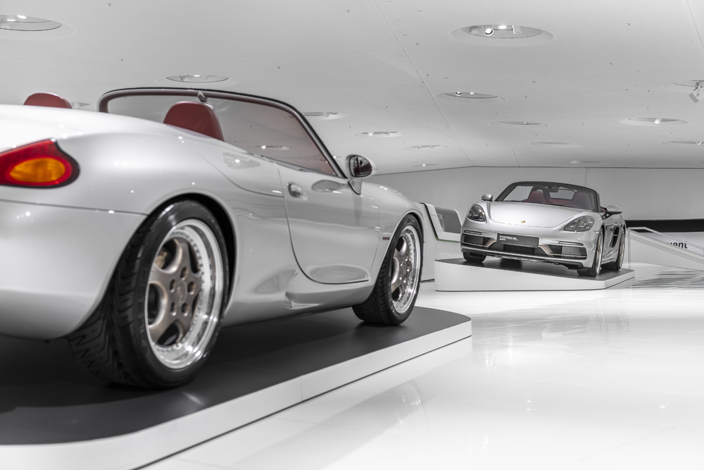 Porsche cria mostra dos 25 anos do Boxster