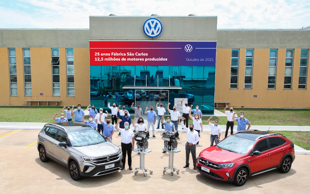 Fábrica de motores da VW completa 25 anos