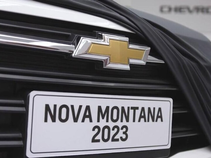 GM divulga teaser da nova Chevrolet Montana