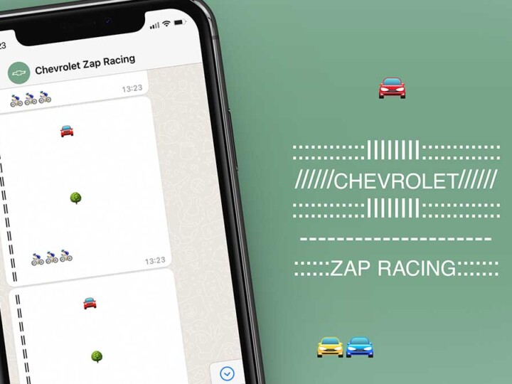 Zap Racing: jogo no WhatsApp vem com pegadinha da Chevrolet