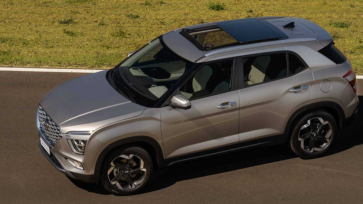Hyundai Creta 2023 ganha mimo no teto solar