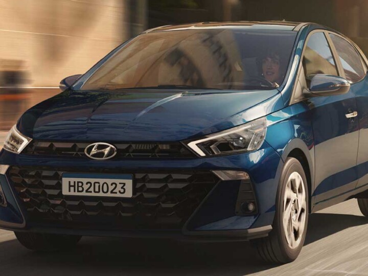 Hyundai divulga imagens oficiais do novo HB20 2023
