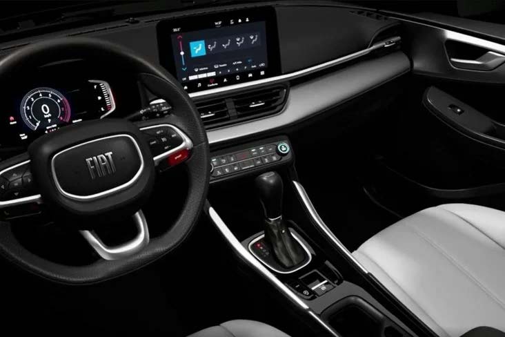 Fiat Fastback 2023: interior revela equipamentos do SUV