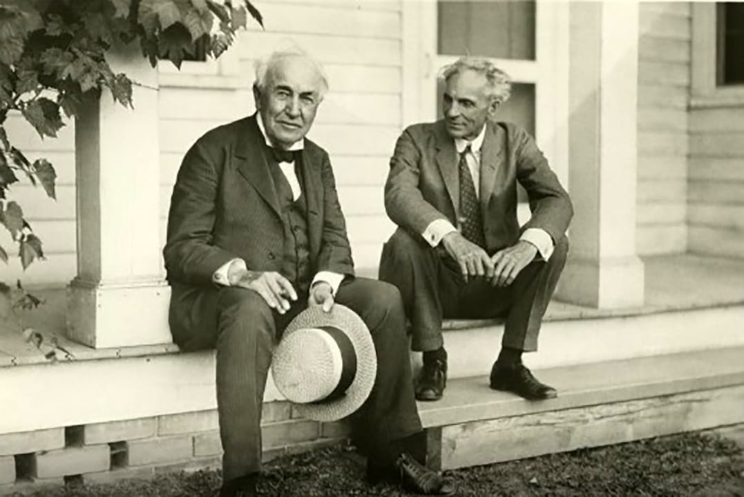 Edison e Ford: dupla de gênios do século 20