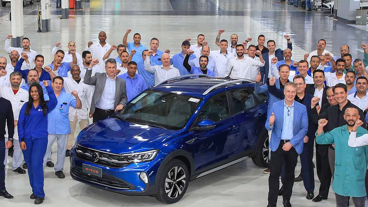 Volkswagen Nivus alcança 100 mil unidades produzidas