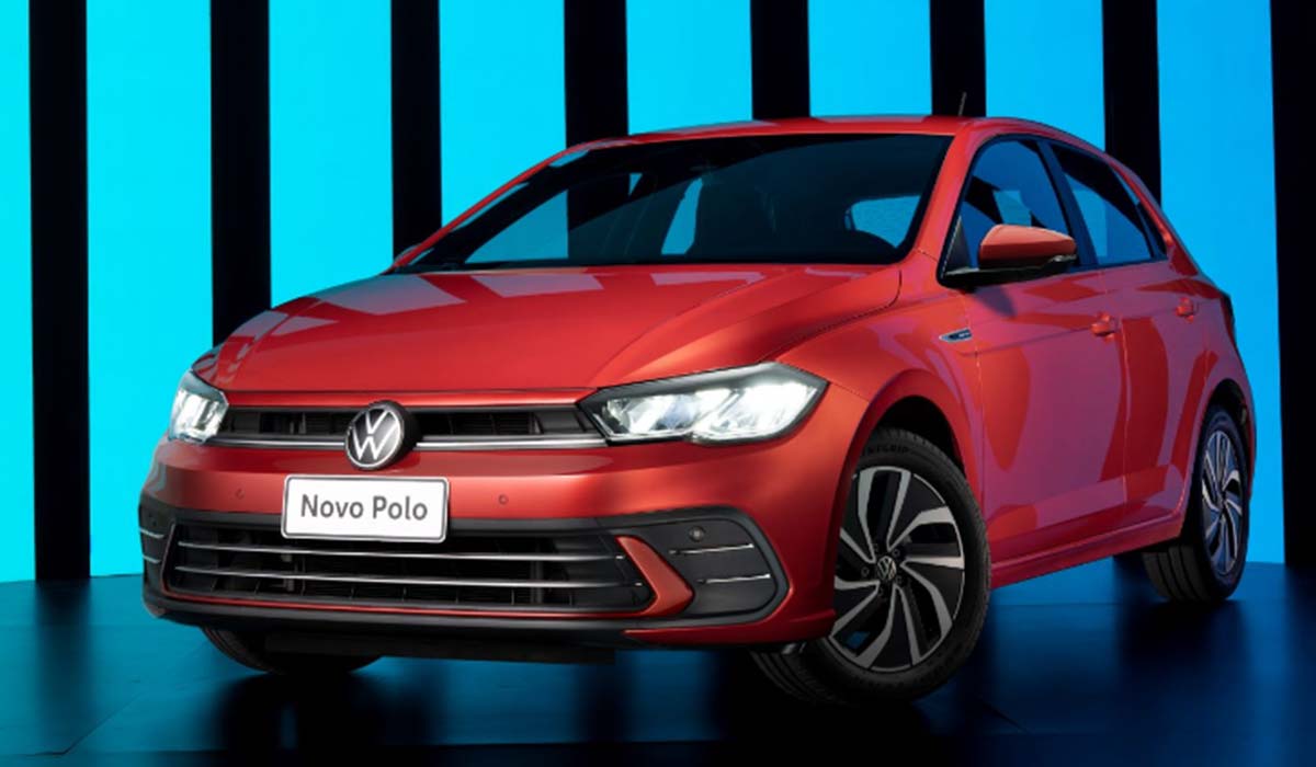 Volkswagen lança Polo 2023 com visual renovado e farol de LED