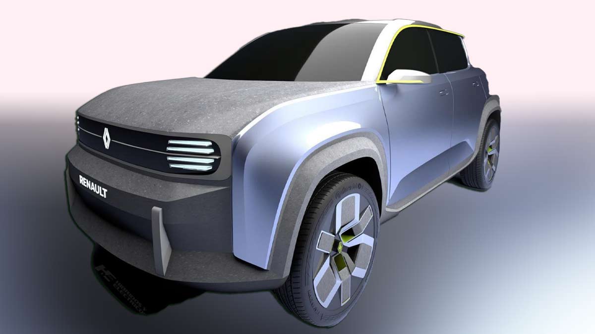 Render não-oficial do conceito Renault 4: carro vai inspirar novo SUV