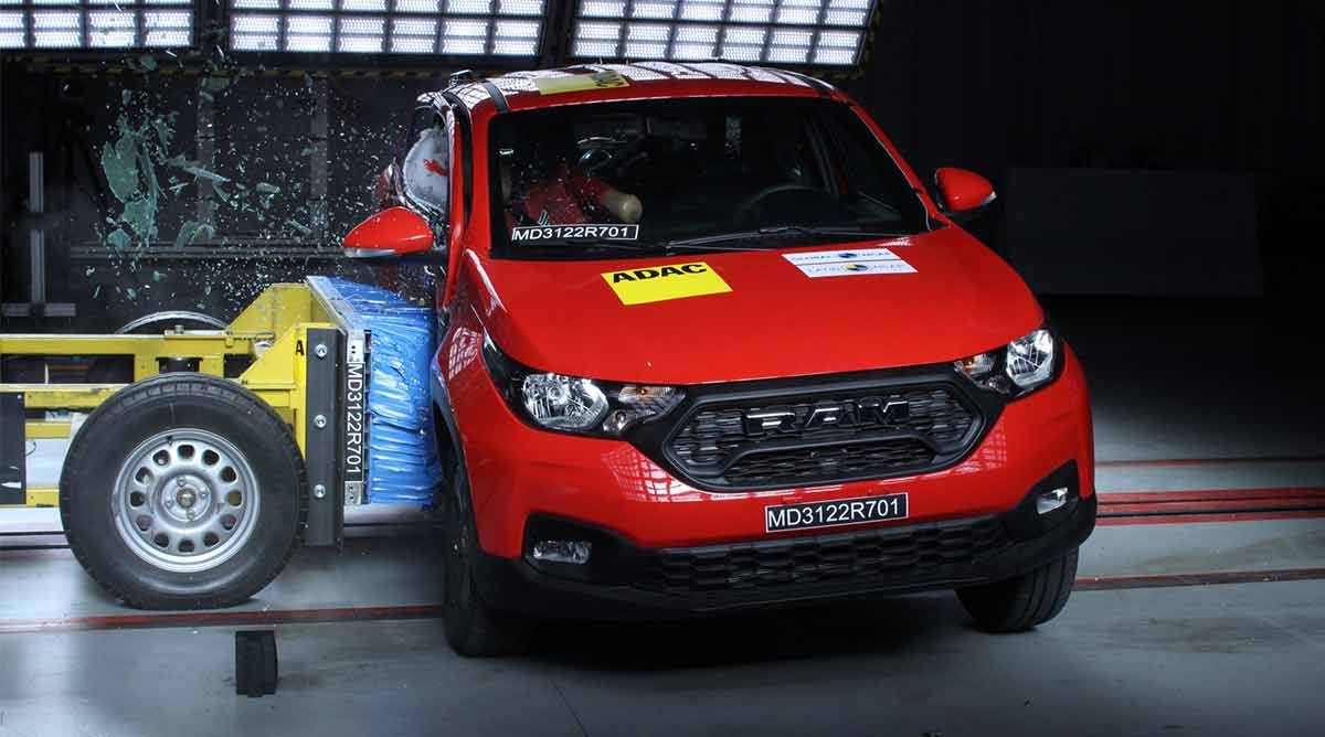 Fiat Strada dá vexame em crash test do Latin NCAP