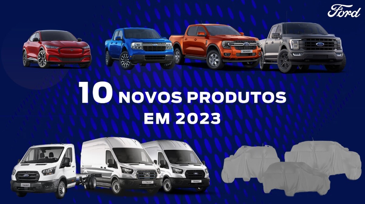 Ford vai lançar dez novidades em 2023
