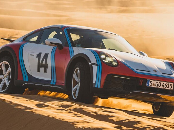 Porsche oferece adesivos de rally clássico  para o 911 Dakar