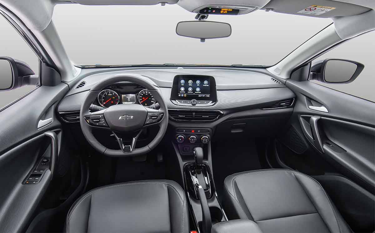 Interior do novo Chevrolet Tracker Midnight 2024