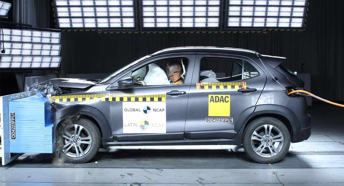 Latin NCAP dá 2 estrelas de segurança para o Fiat Pulse vendido no Chile