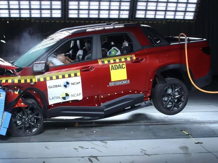 Chevrolet Montana Recebe Três Estrelas do Latin NCAP