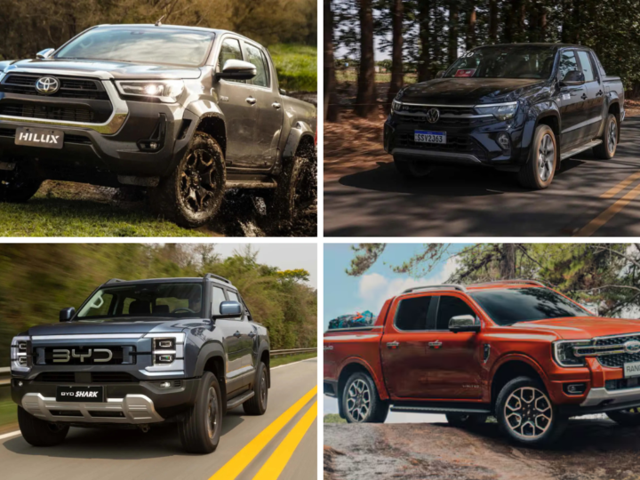 Comparativo entre Shark, Hilux, Amarok e Ranger