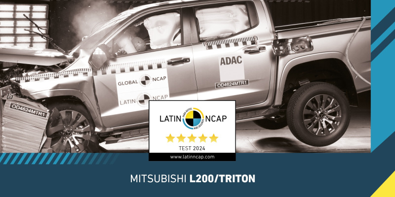 Mitsubishi Triton Tailandesa: Primeira Picape Cinco Estrelas no Latin NCAP