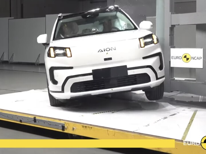 GAC Aion V gabarita 5 estrelas no Euro NCAP