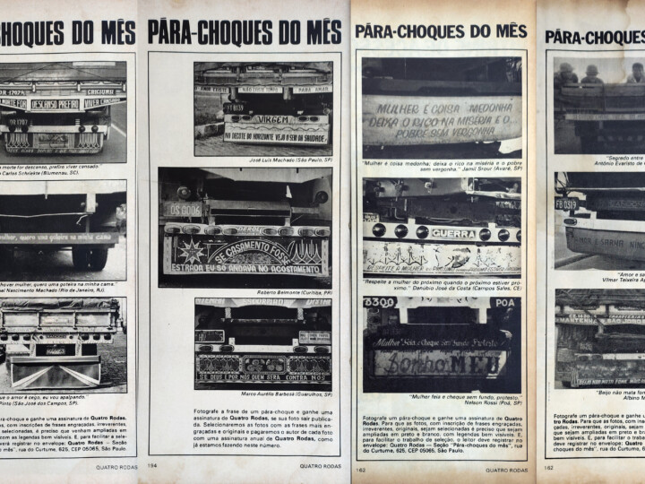 ​Saudades do “para choques do mês”